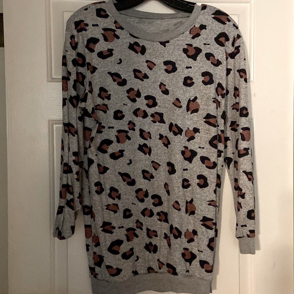 Leopard print sweatshirt size S